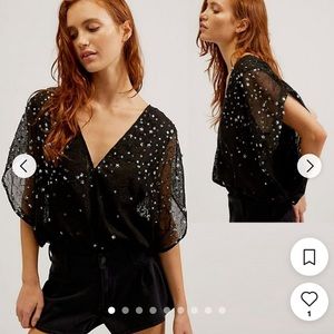 Free people shimmer bodysuit